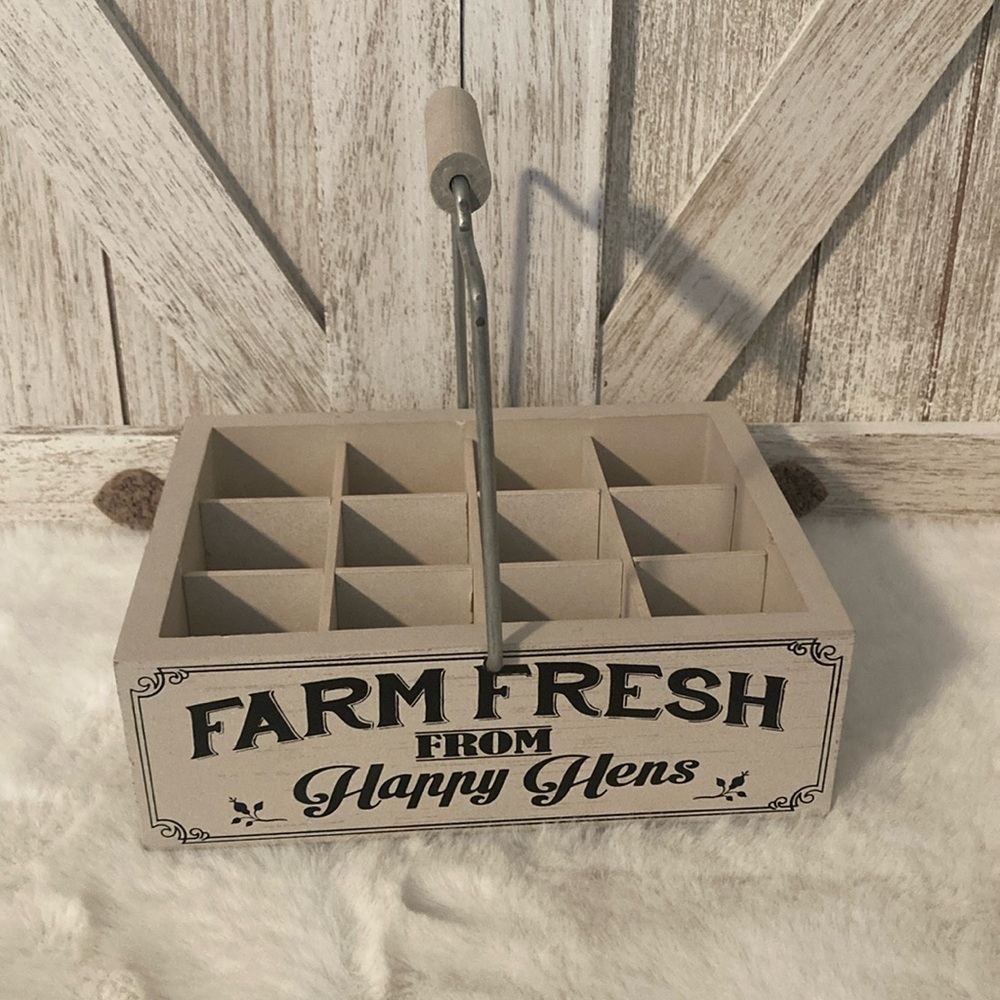 Farm Fresh Wooden Crate